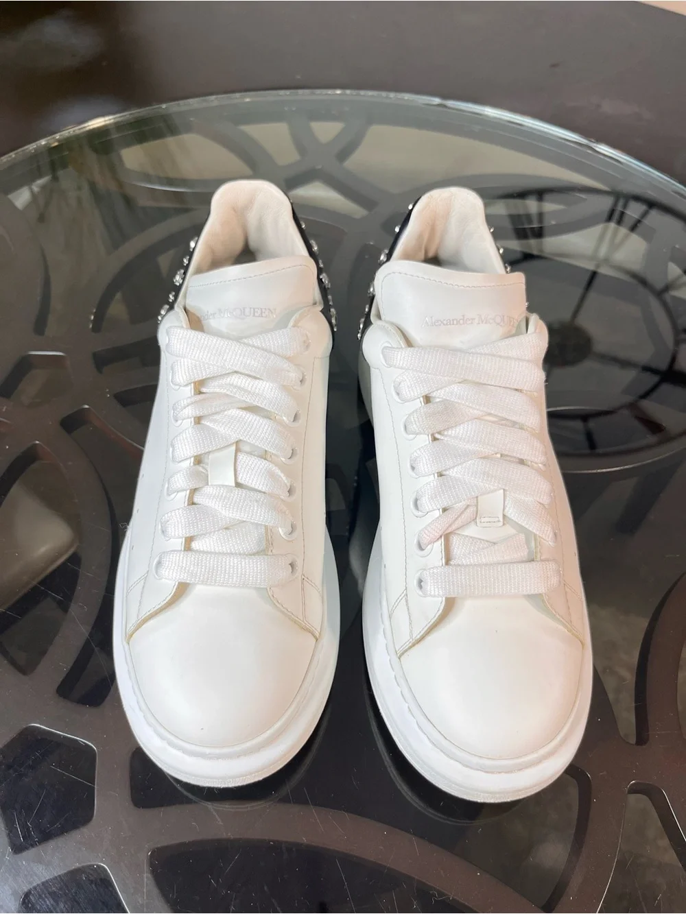 Alexander McQueen Oversized Studded Sneakers Sz 9/42